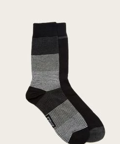 The Frye Company 2 Pack Ombre Stripe Crew Sock - Men’s