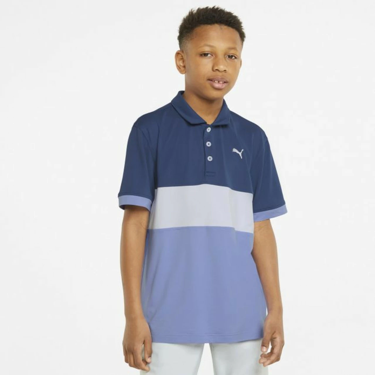 PUMA Golf Puma Boys Cloudspun Highway Polo 3 PUMA Golf Puma Boys Cloudspun Highway Polo