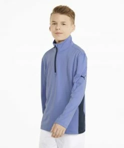 PUMA Golf Puma Boys Gamer 1/4 Zip Pullover