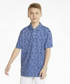 PUMA Golf Puma Boys MATTR Beach Trip Polo