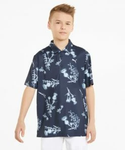 PUMA Golf Puma Boys MATTR Lowlands Polo