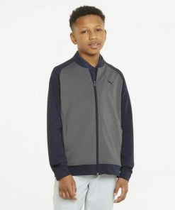PUMA Golf Puma Boys Full Zip STLTH Jacket