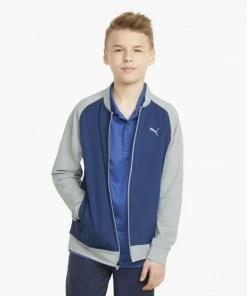 PUMA Golf Puma Boys Full Zip STLTH Jacket 14 PUMA Golf Puma Boys Full Zip STLTH Jacket -Apparel Sales 595452 12 mod01 16286.1664920601
