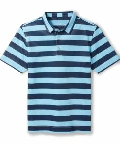 FootJoy Golf FootJoy Junior Rugby Stripe Self Collar Polo