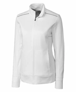 Cutter & Buck Women's WeatherTec Ridge Full Zip -Apparel Sales LCK02571 WH MANN HG 52455.1668534296