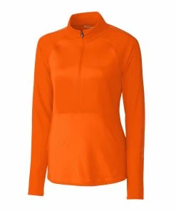 Cutter & Buck Ladies Pennant Sport 3/4 Zip Top -Apparel Sales LCK08717 ORB MANN HG 66620.1649798504