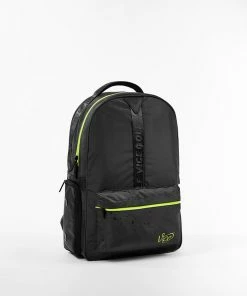 CACHE Backpack Black / Neon Lime